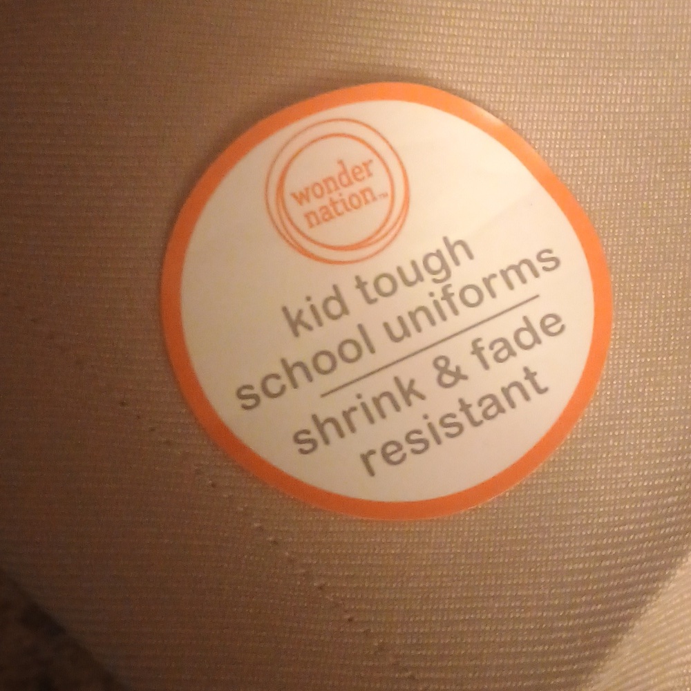 Girls Khaki Uniform Squirts Wonder Nation . Multiple Sizes.New With Tags - Picture 2 of 10